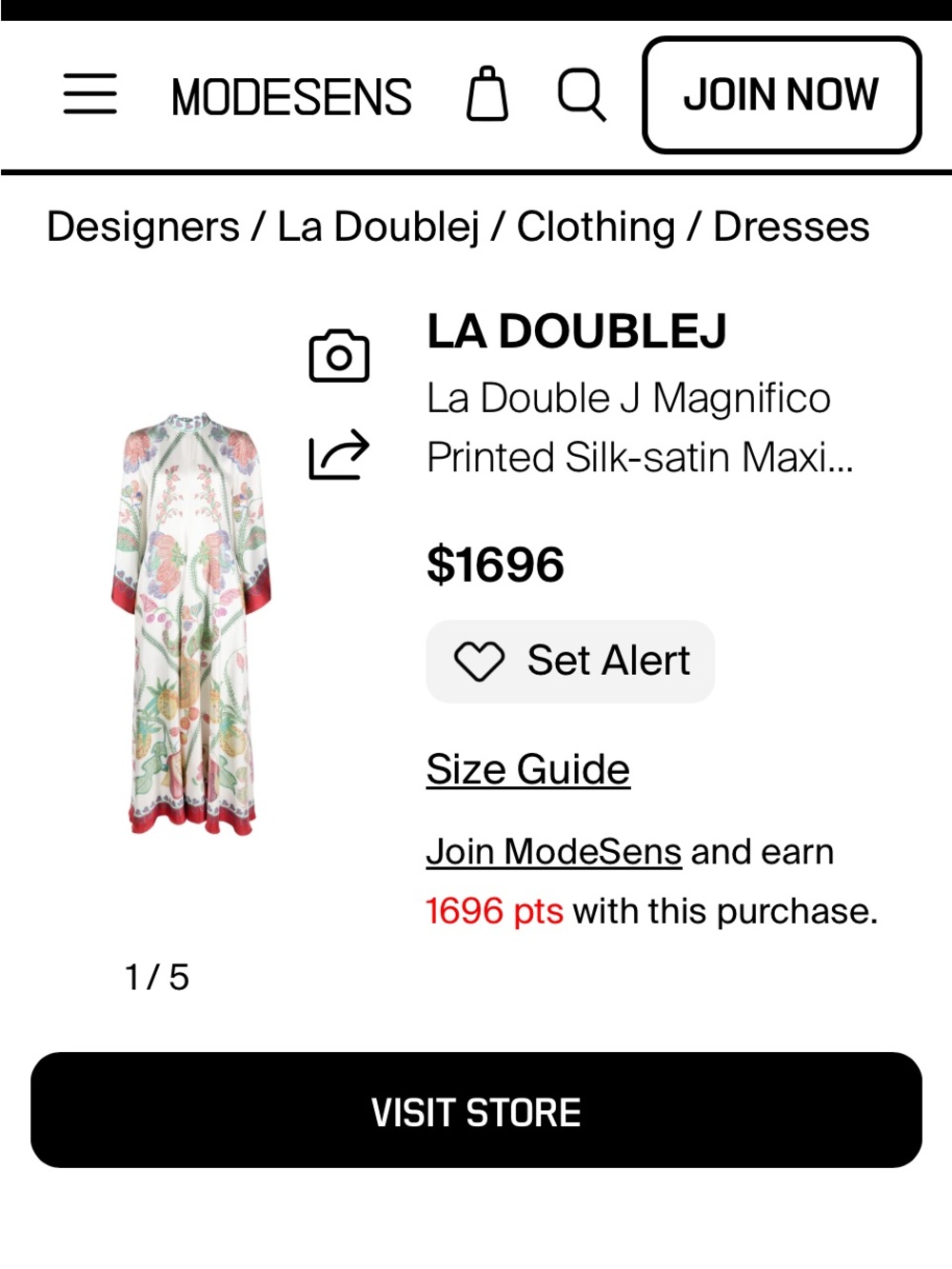 LA DoubleJ Magnifico Maxi Dress - Picture 4 of 4